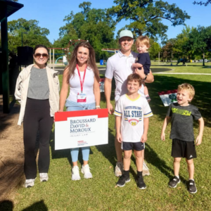 BDM attorney Caroline Hidalgo, MADD Louisiana’s Sunny Wall, and BDM COO Tim Rinaldi with his sons at the MADD Louisiana Walk.